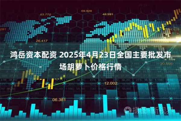 鸿岳资本配资 2025年4月23日全国主要批发市场胡萝卜价格行情